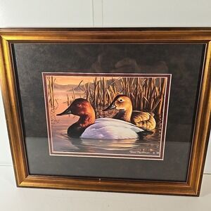 Jim Hautman Signed Ducks Unlimited Nevada 1988 Duck Stamp Print No Longer In Pri